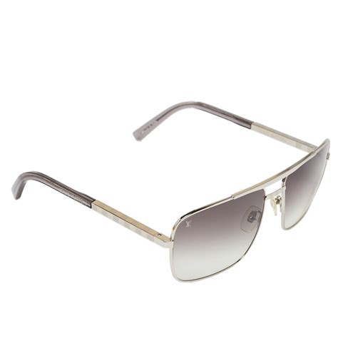 Louis Vuitton Sunglasses Attitude Z0260U Silver Men's Fashion 